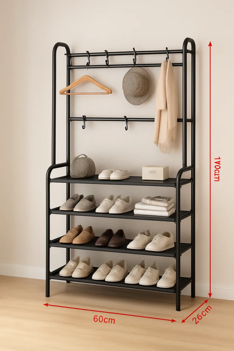Support multifonction pour chaussures et vêtements